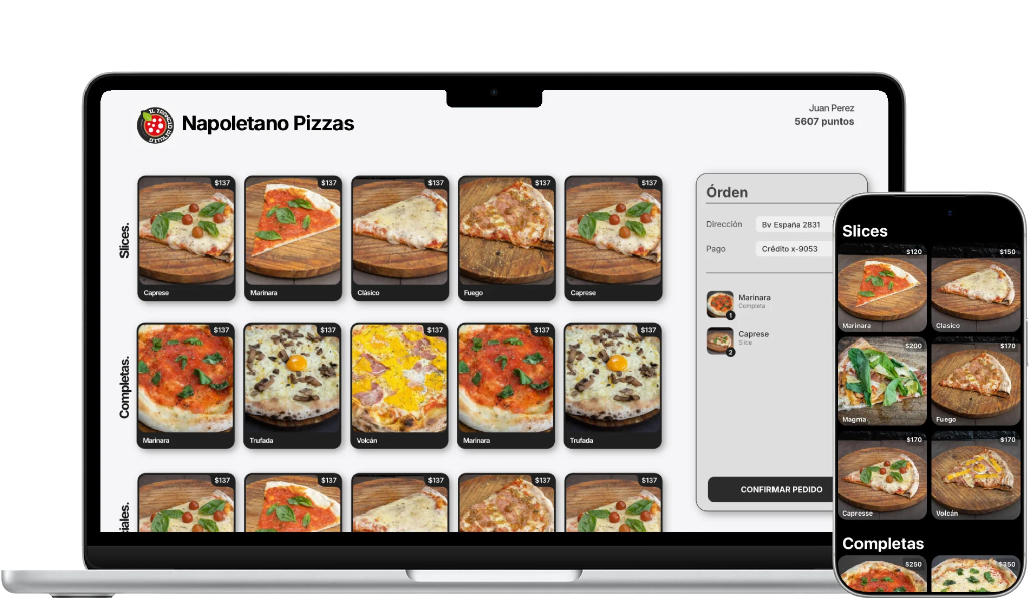 Tienda web Mellow en laptop y celular